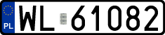 License plates of Poland, Regular car plates