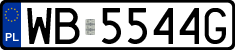 License plates of Poland, Regular car plates