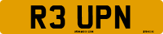 License plate of the United Kingdom, 1983 year system