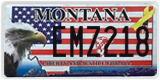 Montana, Specialty plates (ABC123)