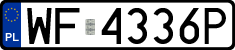 License plates of Poland, Regular car plates