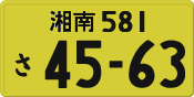License plate of Japan, Private owners (Kei car)