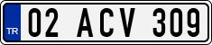 License plate of Turkey, Regular plates