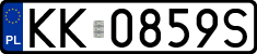 License plates of Poland, Regular car plates