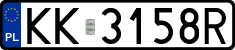 License plates of Poland, Regular car plates