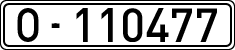 License plates of Spain, 1900 year series