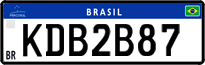 License plate of Brazil, Private owners (Mercosul)