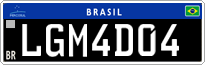 License plate of Brazil, Oldtimers (Mercosul)