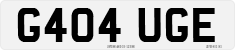 License plate of the United Kingdom, 1983 year system