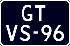 License plate of the Netherlands, Cars
