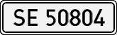 License plates of Spain, 1900 year series