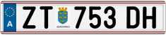 License plate of Austria, Regular plates
