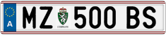 License plate of Austria, Regular plates