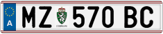 License plate of Austria, Regular plates