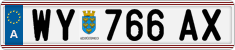 License plate of Austria, Regular plates