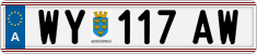 License plate of Austria, Regular plates