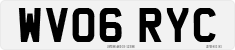 License plate of the United Kingdom, 2001 year system