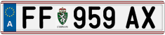 License plate of Austria, Regular plates