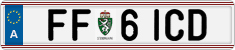 License plate of Austria, Regular plates