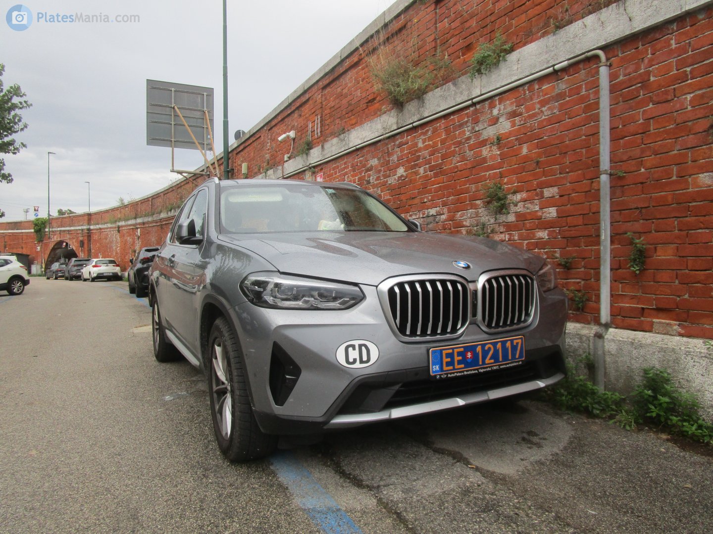 EE 12117, BMW X3 3rd gen (G01), facelift, 2021–2024