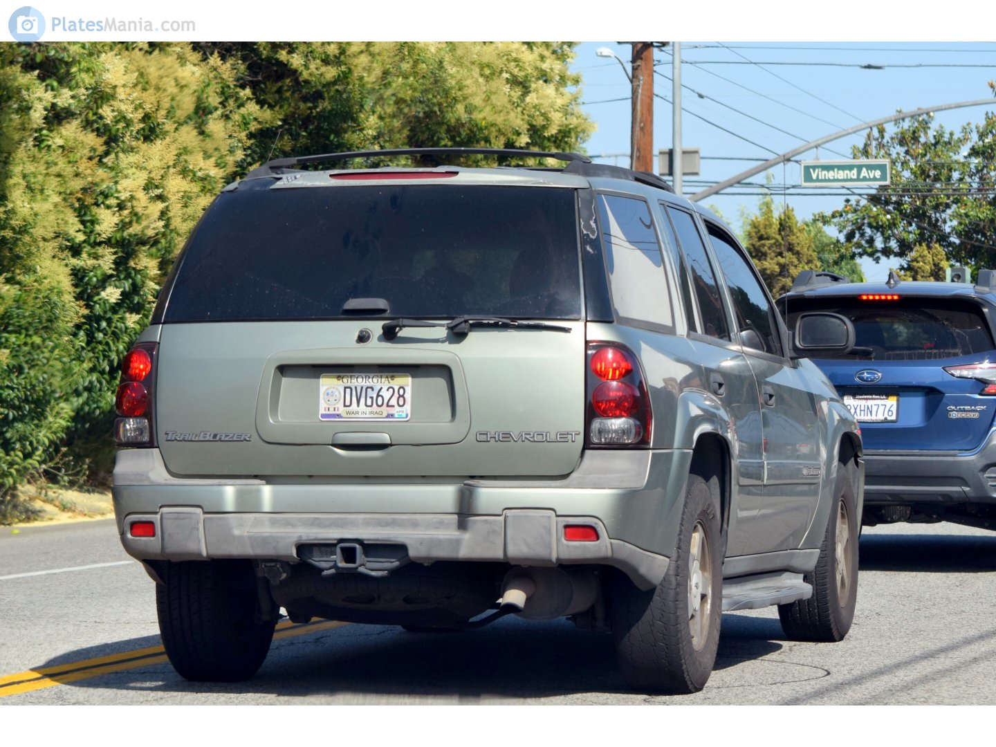 DVG628, Chevrolet TrailBlazer 1st gen SUV (GMT360/GMT370), 2001–2008