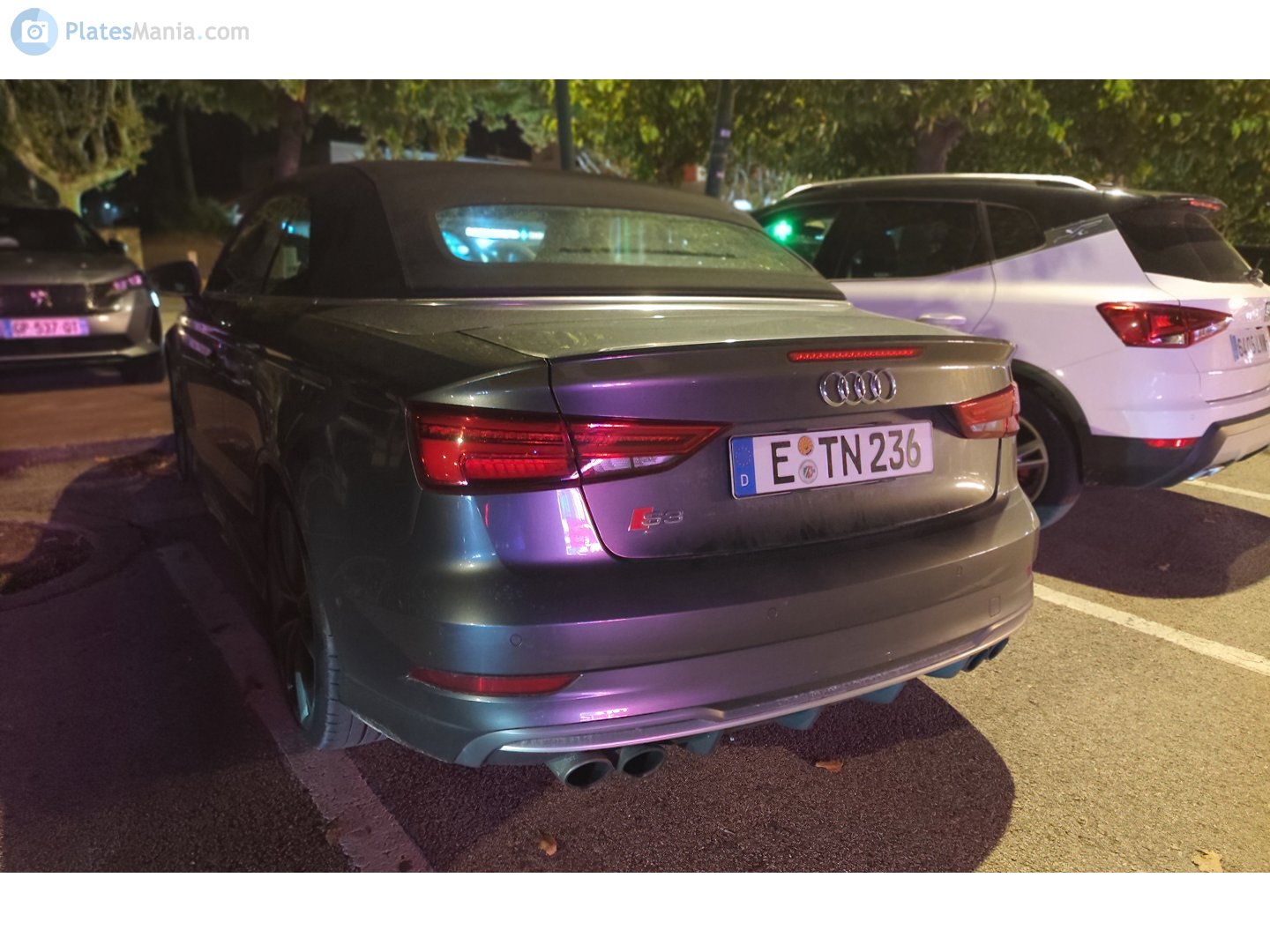 E TN 236, Audi S3 3rd gen Cabriolet (8V7/8VE), facelift, 2016–2020
