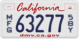Californië, Occupational (DLR/DST/MFG) (12345 1(2)A)