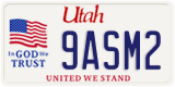 Utah, Specialty plates (1ABC2)