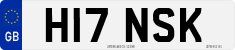 License plate of the United Kingdom, 1983 year system