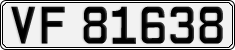 License plate of Norway, Cars