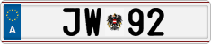 License plate of Austria, Official services and consulates