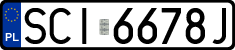 License plates of Poland, Regular car plates