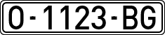 License plates of Spain, 1971 year series
