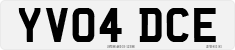 License plate of the United Kingdom, 2001 year system