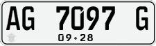 License plate of Indonesia, Regular plates