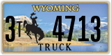 Wyoming, Truck (1(2) 12345)