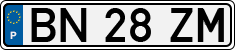 License plate of Portugal, Regular plates
