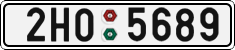 License plate of the Czech Republic, Cars (2001)