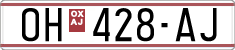 License plate of North Macedonia, Regular plates (1993)