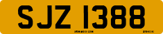 License plate of the United Kingdom, Northern Ireland (1966)