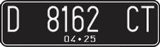 License plate of Indonesia, Regular plates
