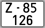 License plates of Spain, 1900 year series