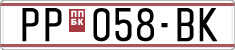 License plate of North Macedonia, Regular plates (1993)