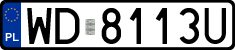 License plates of Poland, Regular car plates