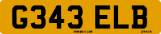 License plate of the United Kingdom, 1983 year system