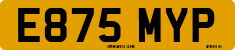 License plate of the United Kingdom, 1983 year system