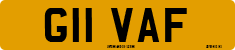 License plate of the United Kingdom, 1983 year system
