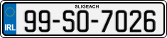 License plate of Ireland, Regular plates