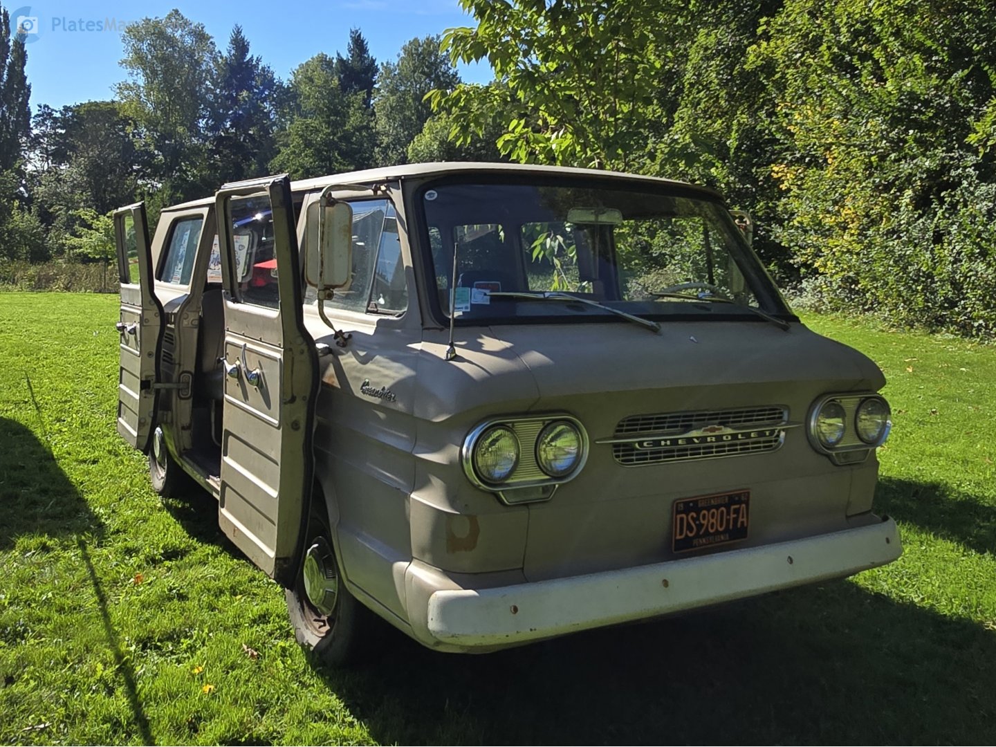DS-980-FA, Chevrolet Corvair 1st gen (95/Corvan/Greenbrier) Van (R12; Z-body), 1961–1965