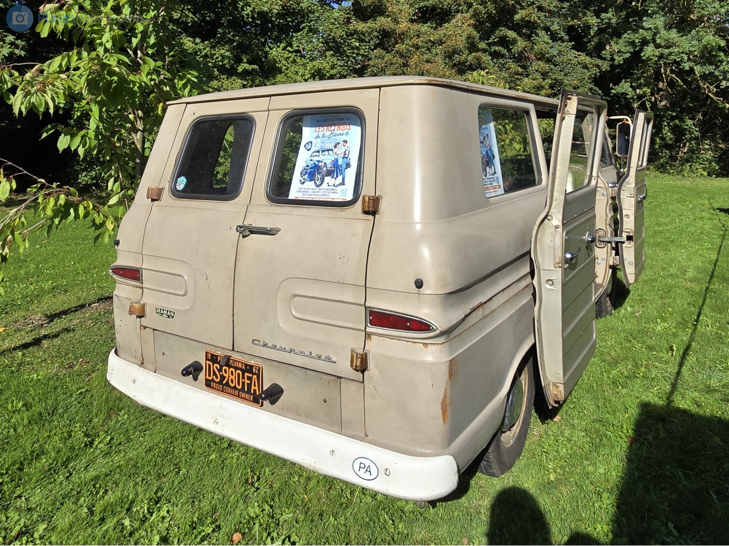 DS-980-FA, Chevrolet Corvair 1st gen (95/Corvan/Greenbrier) Van (R12; Z-body), 1961–1965